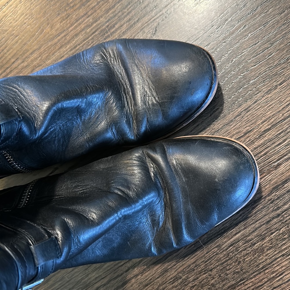 Coach Micha Boots Black Leather 8.5 GUC - Picture 12 of 13